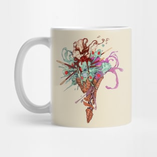 Imploding Ice Cream Cone Mug